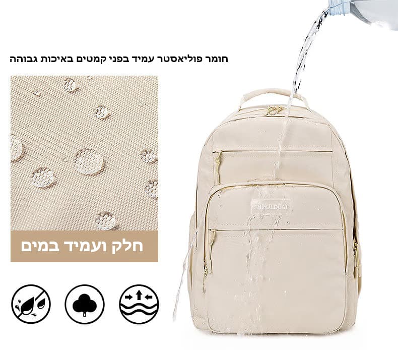 Serenade Fusion Water-Repellent Laptop Backpack for 13 to 16 Inch Laptops, photo 5