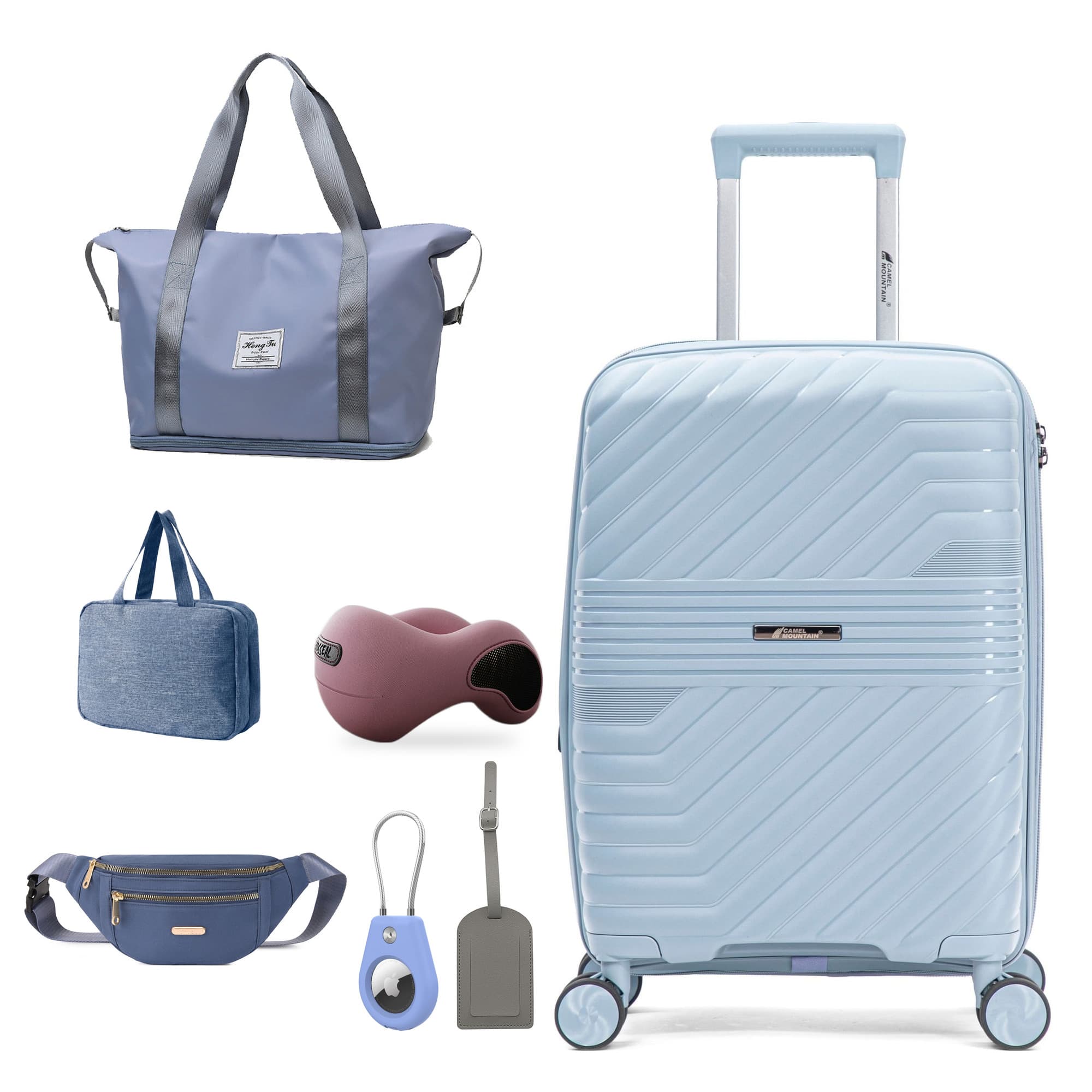 Navigator Flight Kit: 20" Carry-On Suitcase and 6 Travel Accessories, photo 10