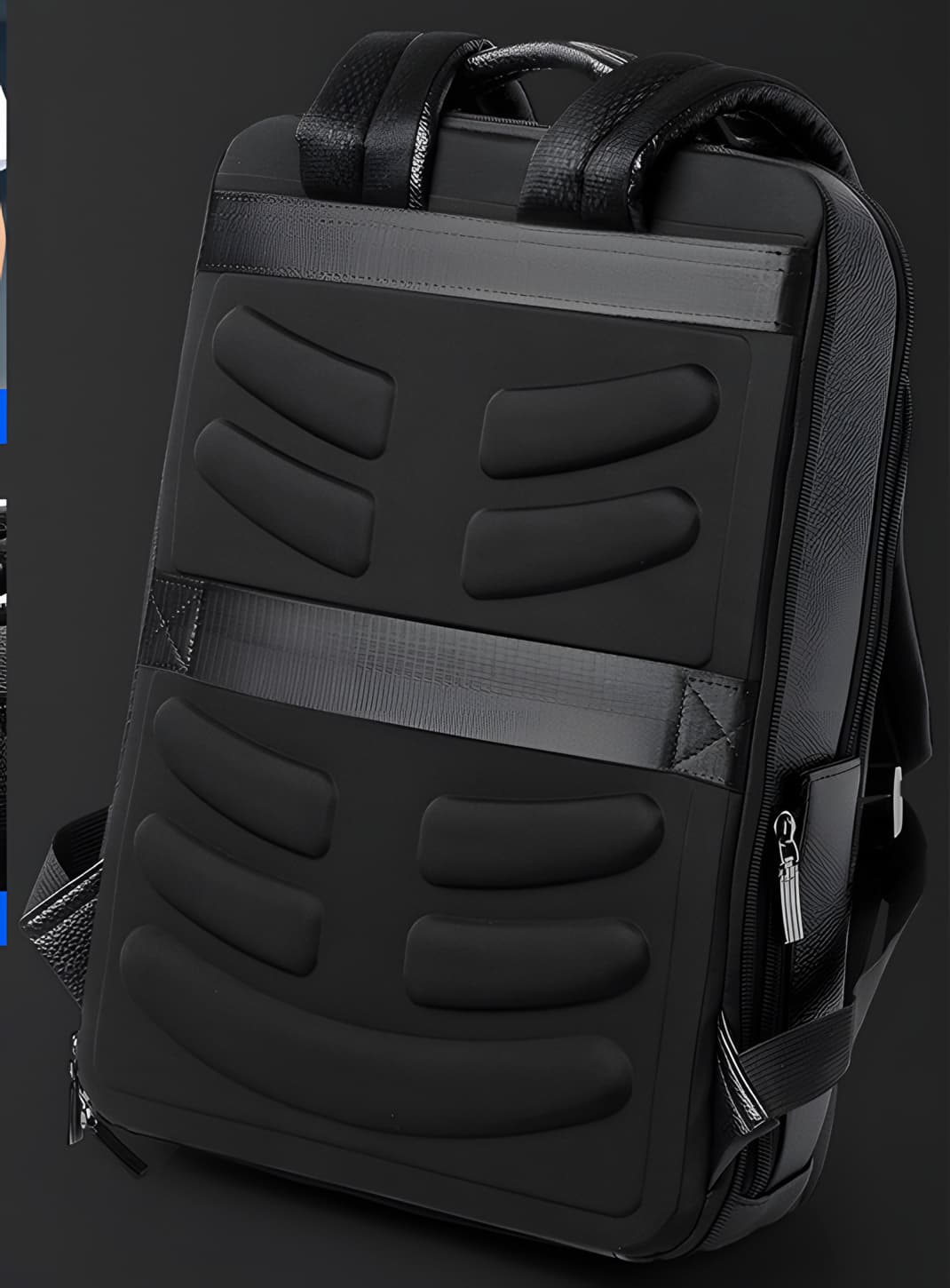 Camel Mountain Antwerp Men's Business Backpack, Laptop up to 16 Inches, USB Port, photo 14