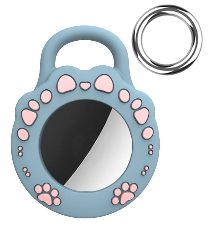 Nina Cat-Paw Silicone AirTag Keychain Case, photo 7