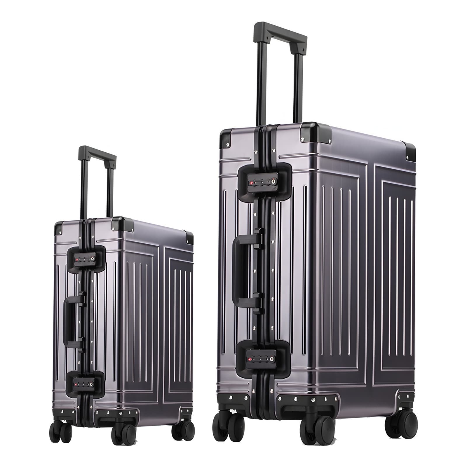 Monaco 2-Piece Aluminum Suitcase Set, 20" and 28", with TSA Locks, photo 19