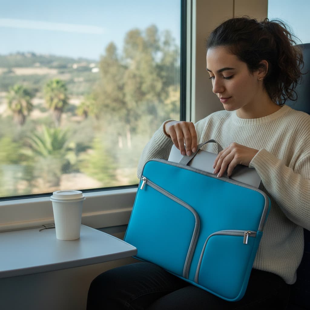 Citrate Neoprene Laptop Sleeve with Hidden Handles, photo 14