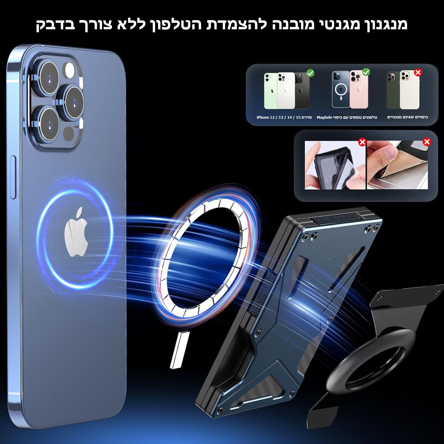 Zayliron™ ProX Slim Magnetic Metal Wallet, photo 4
