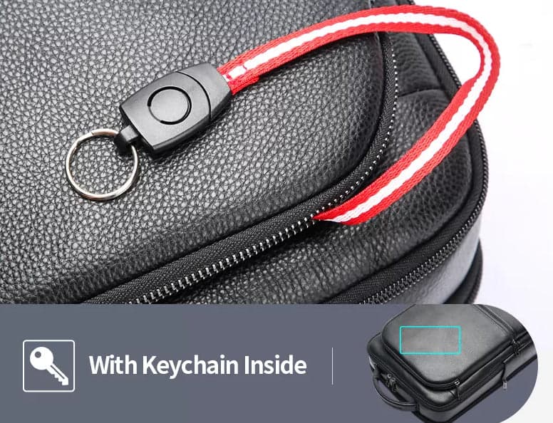 The Company™ Genuine Leather Laptop Backpack with USB Port, photo 11