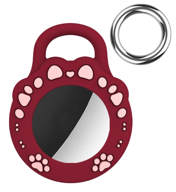 Nina Cat-Paw Silicone AirTag Keychain Case, photo 18
