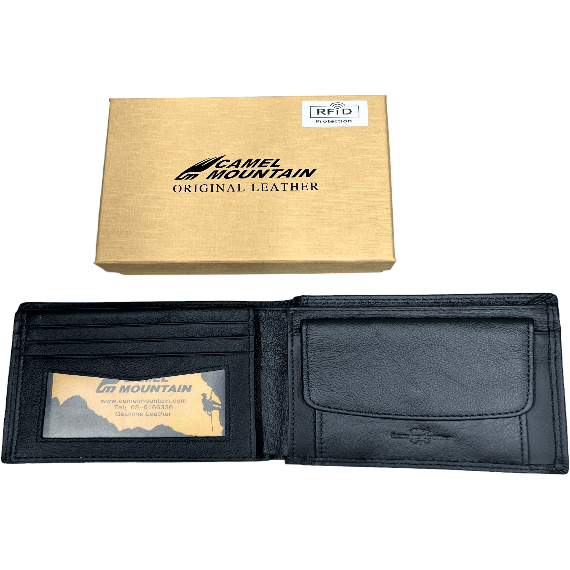 Germen® 17-Slot Nappa Leather Wallet with RFID Protection, photo 3
