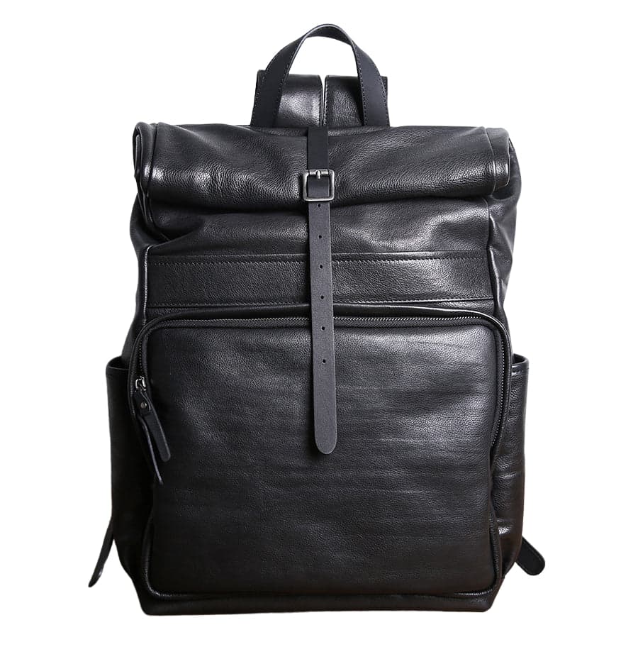 Helionisโข Leather Laptop Backpack