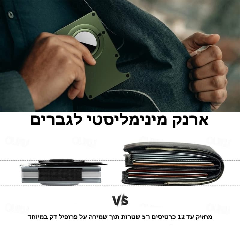 Krynoril™ Ultra Slim Metal RFID Wallet, photo 2
