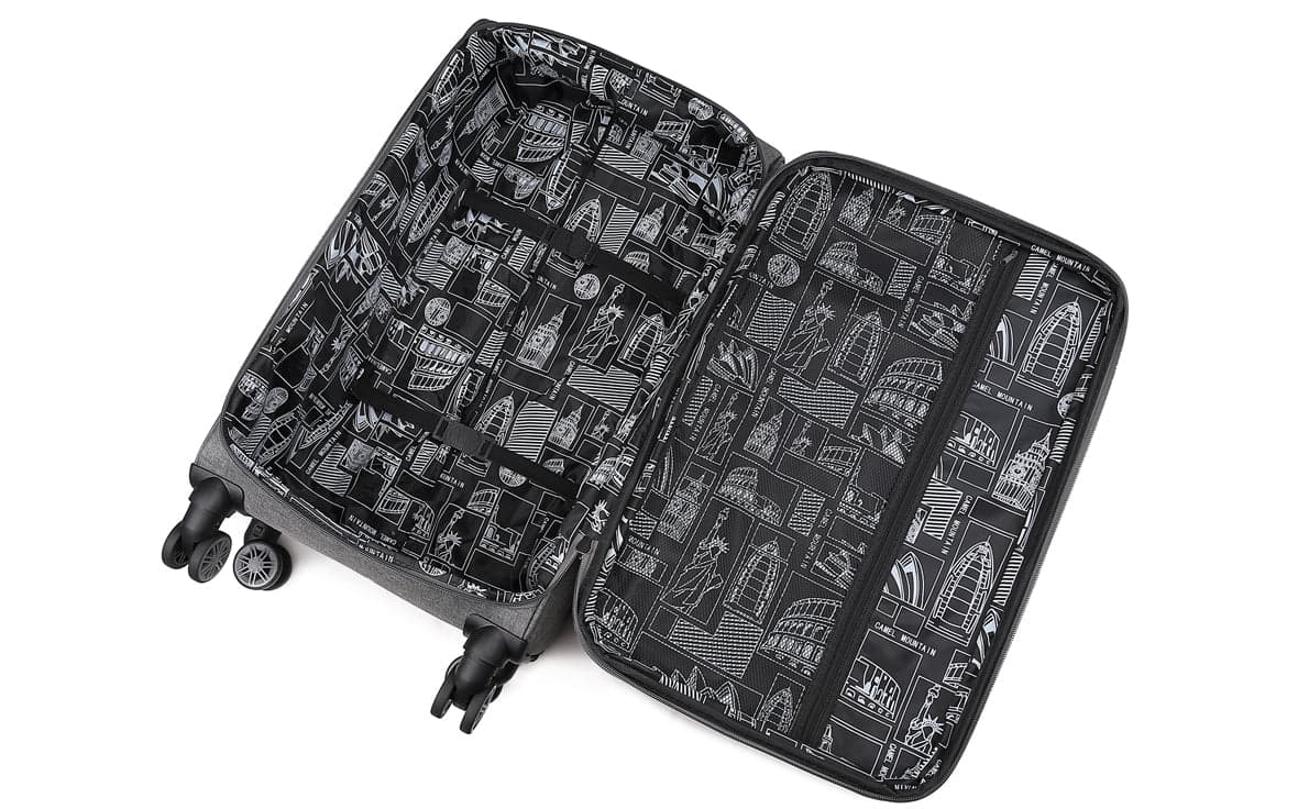 Americano Expandable Soft Suitcase Set of 4, photo 17