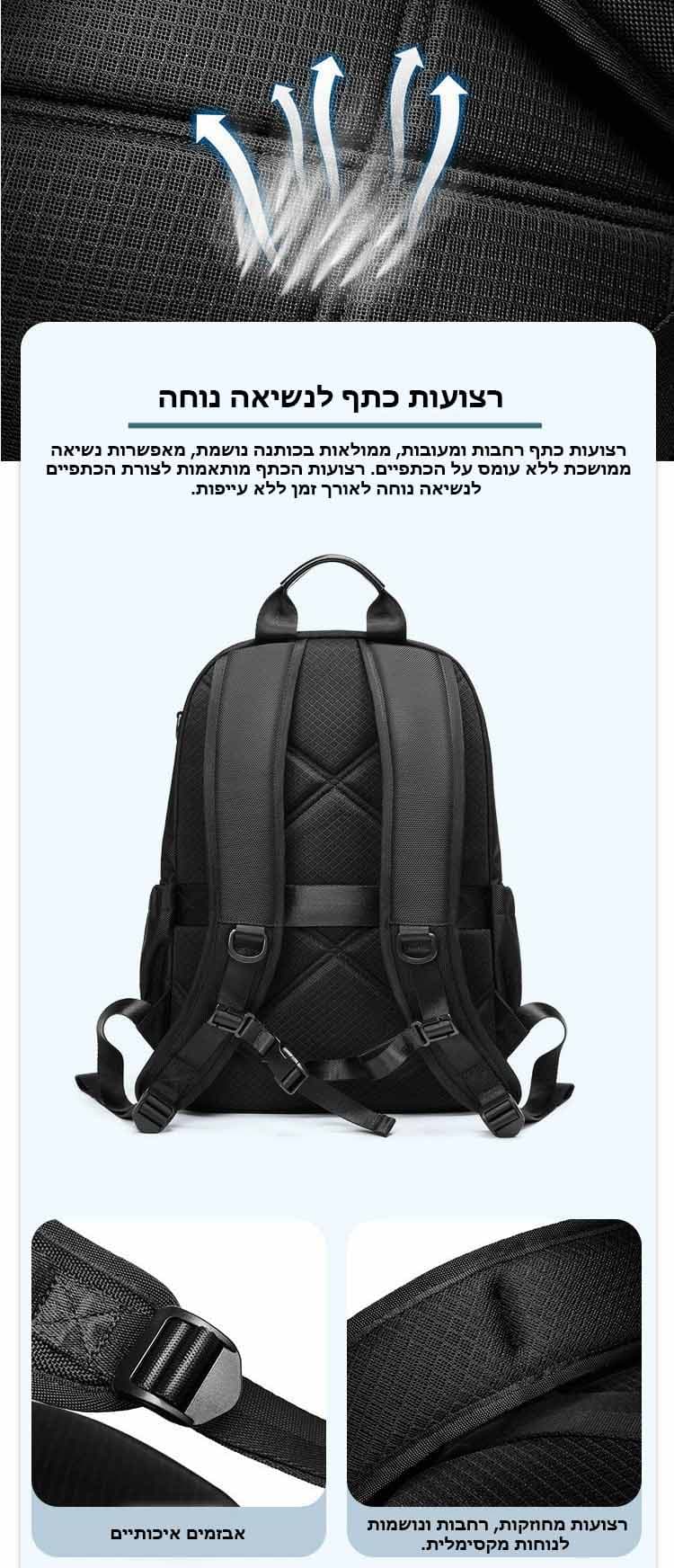 Zorion™ Edge 17L Anti-Theft Laptop Backpack, photo 5