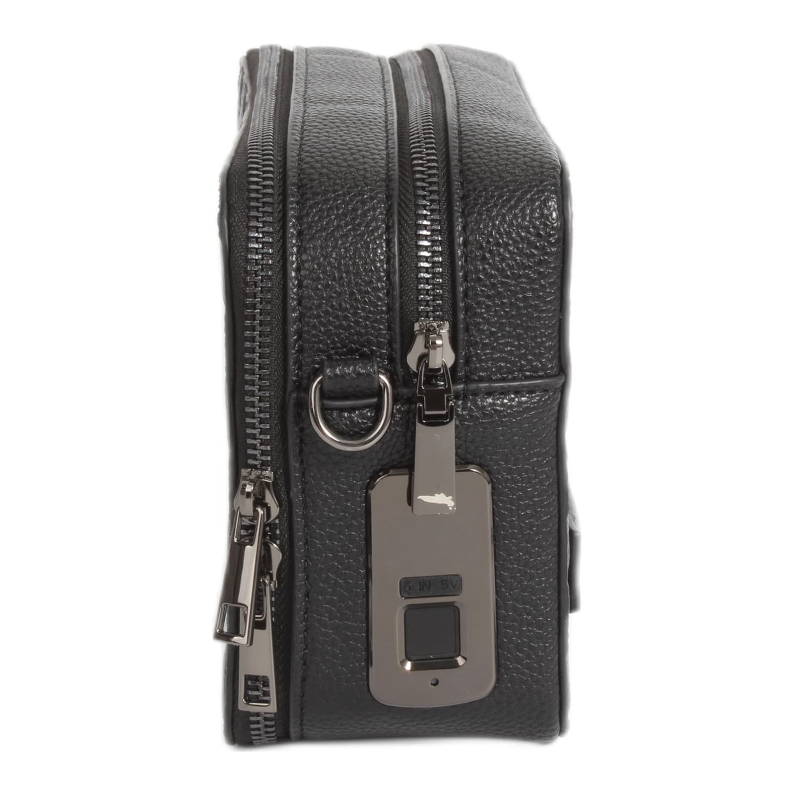 Graz PU Leather Fingerprint Lock Crossbody Bag, photo 4
