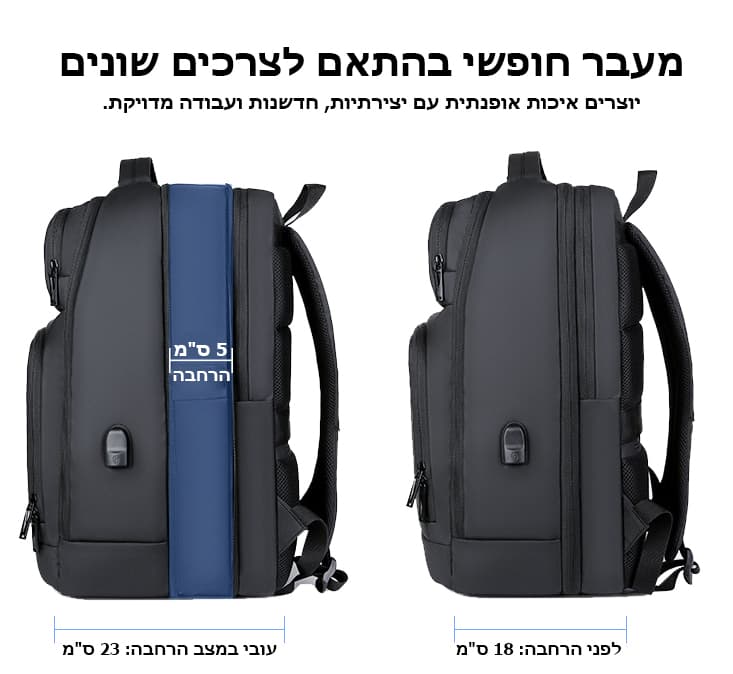 Exectpack™ 25L Laptop Backpack with USB Port, photo 8