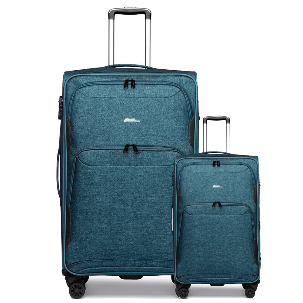 Camel Mountain Platinium 20 and 32 inch Expandable Softshell Suitcase Set, photo 19