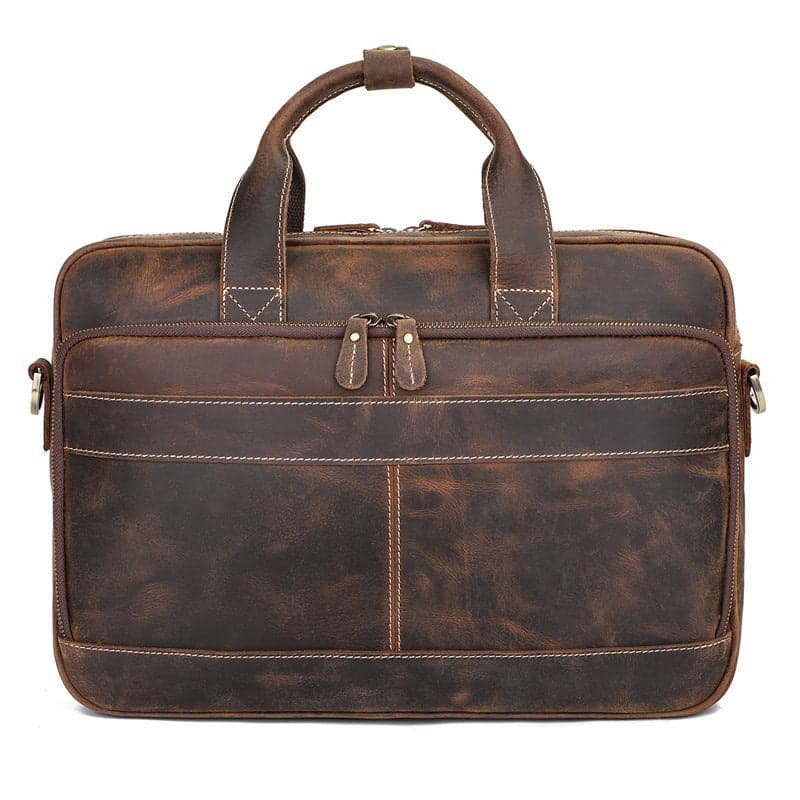 Valley Max 10L Genuine Leather Laptop Briefcase