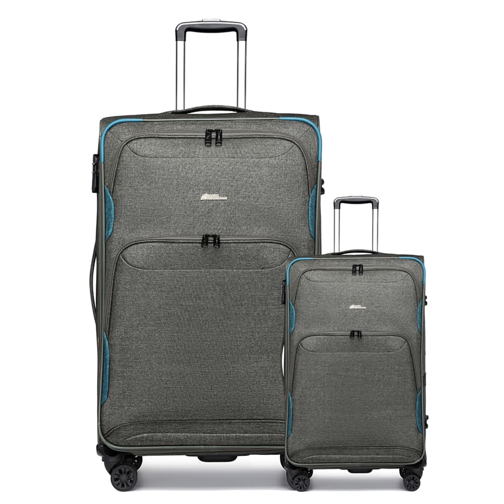 Camel Mountain Platinium 20 and 32 inch Expandable Softshell Suitcase Set, photo 20