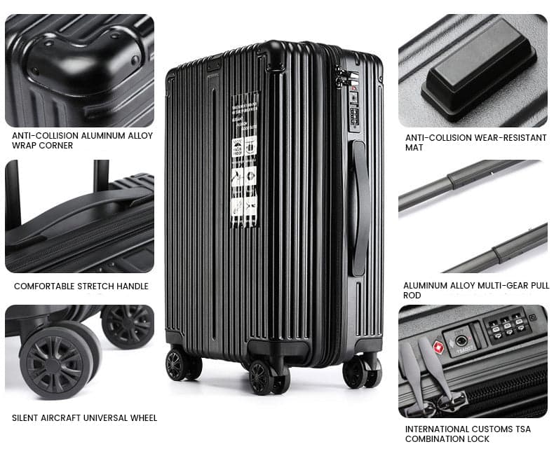 Camel Mountainยฎ Trek 28" Large Aluminum Frame Suitcase, photo 10