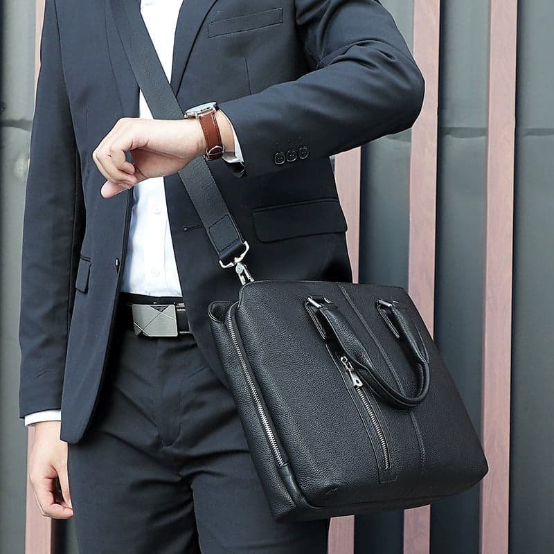 Tundraโข Business 9L Leather Laptop Briefcase, photo 6