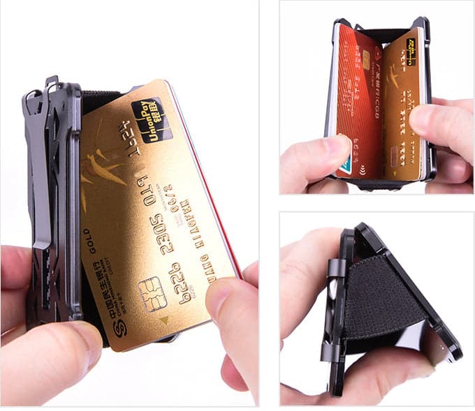 Cybrion™ Ultra Aluminum RFID Wallet with AirTag Slot, photo 5