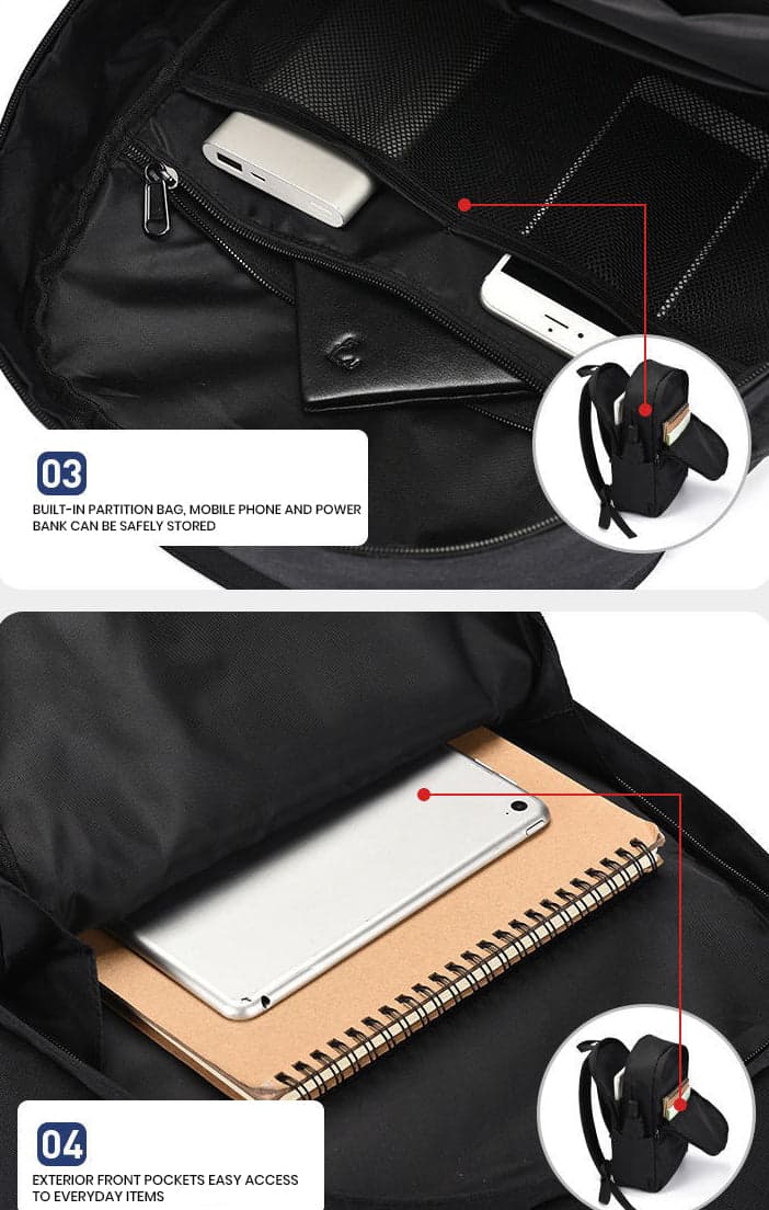 ActiveMax 2.0 Edge Laptop Backpack with USB Port, photo 4