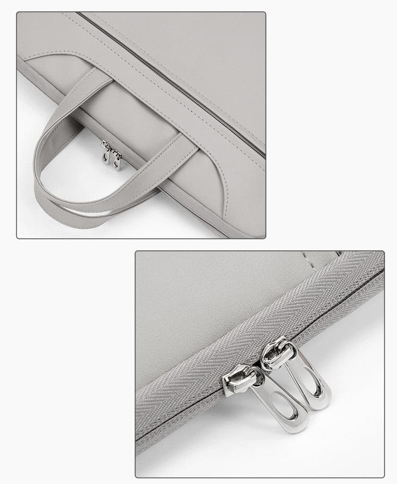 The Aliseek Pro PU Leather Laptop Bag, 10" to 16", photo 2