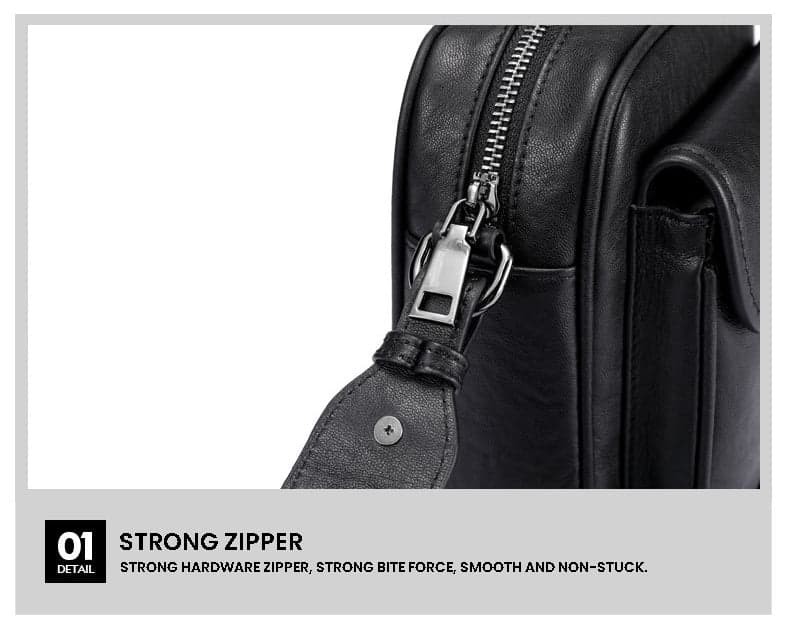 Ascend™ ProX Water-Resistant Leather Crossbody Bag, photo 5