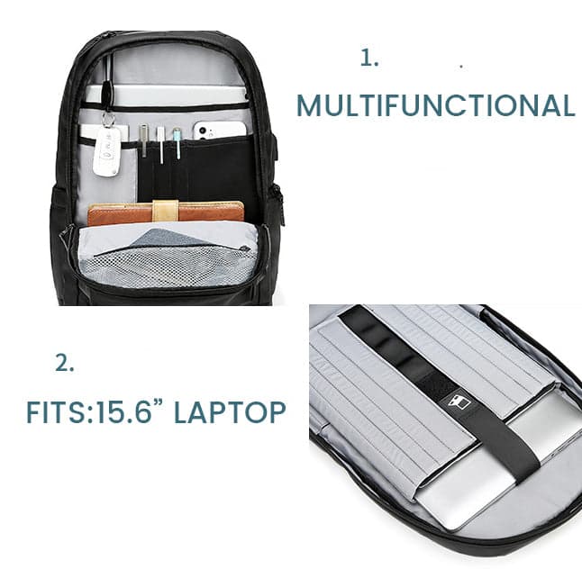The Champion Plus 30L Laptop Backpack with USB Port, photo 4