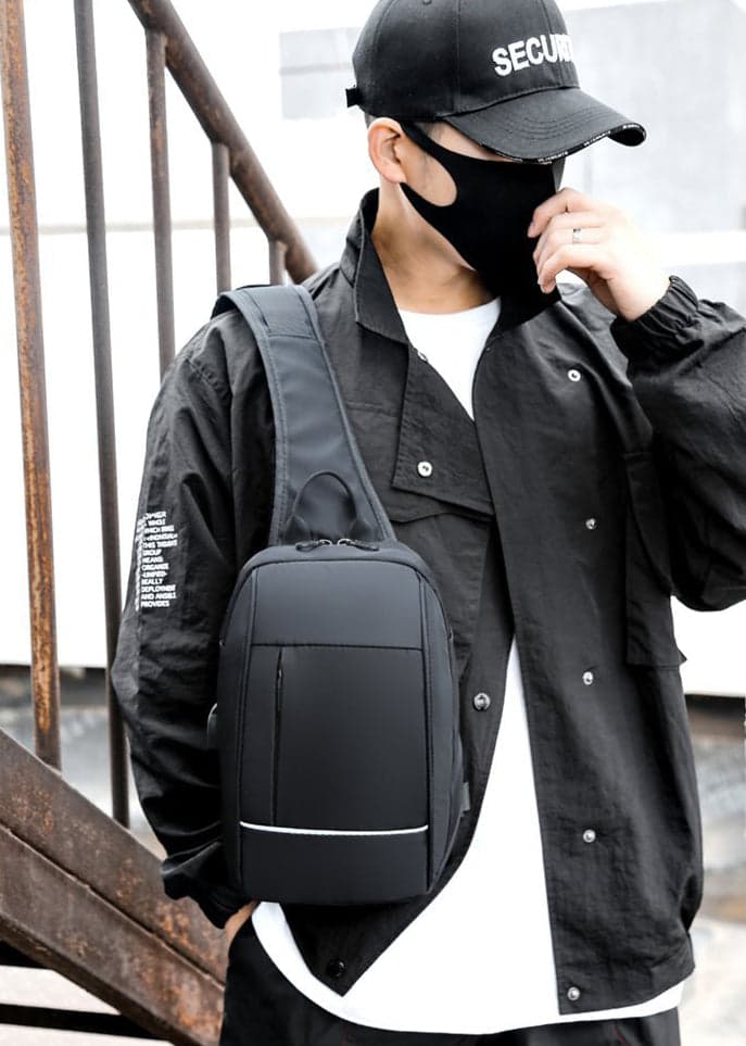 FlexPulse™ Ultra Water-Repellent Crossbody Bag with USB Port, photo 12