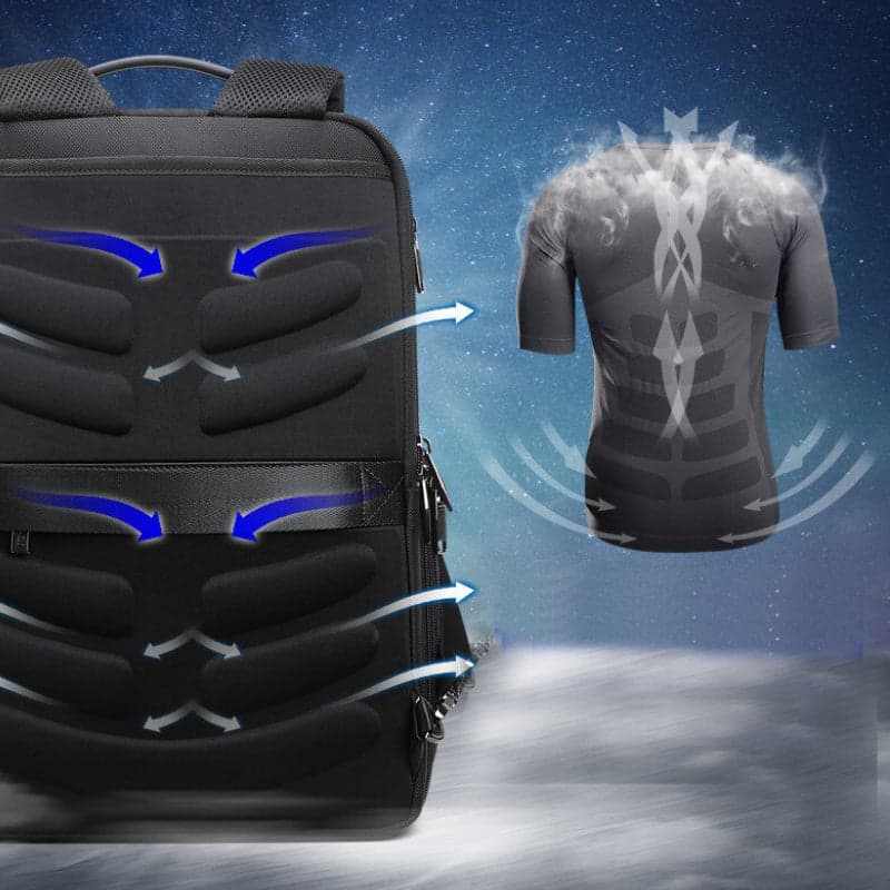 GUI™ Tech Expandable Laptop Backpack with USB Port, photo 2