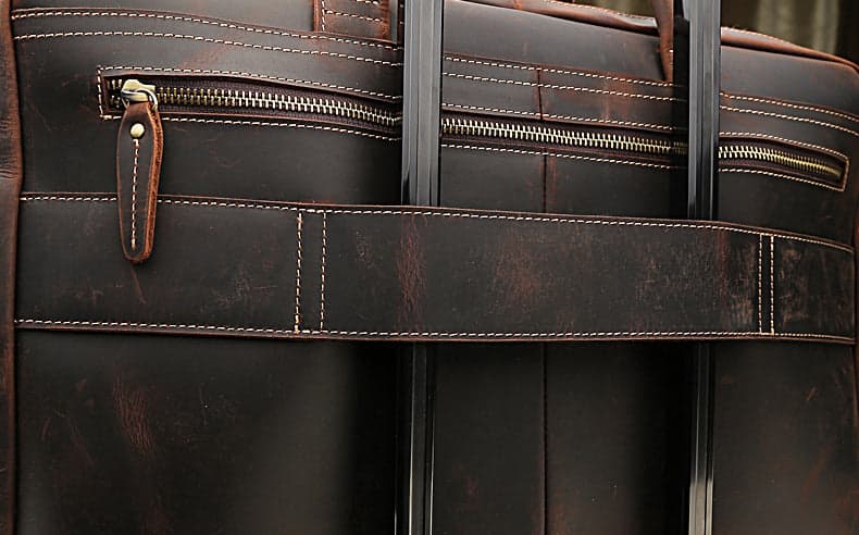 The Glide Pro 20L Genuine Leather Laptop Briefcase, 17", photo 2