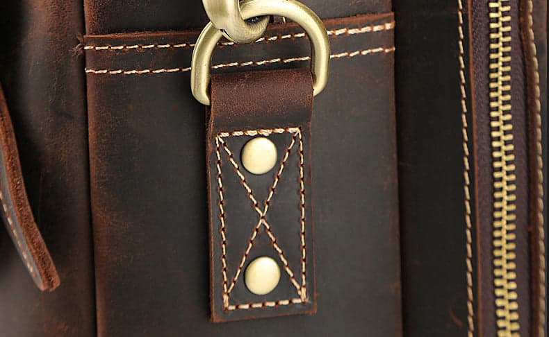 The Glide Pro 20L Genuine Leather Laptop Briefcase, 17", photo 8