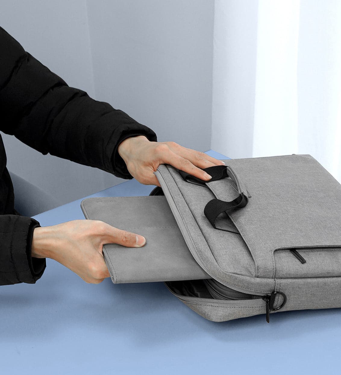 Nova™ 2.0 Plus Laptop Sleeve with Stand and Accessory Pouch, photo 3