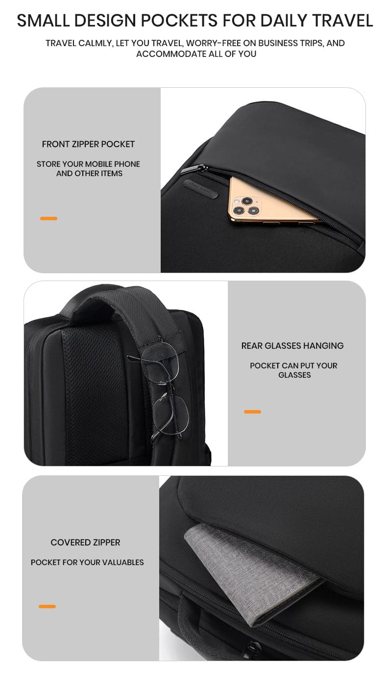 PowerTech Platinum Expandable Laptop Backpack for 16 Inch Laptops, photo 4