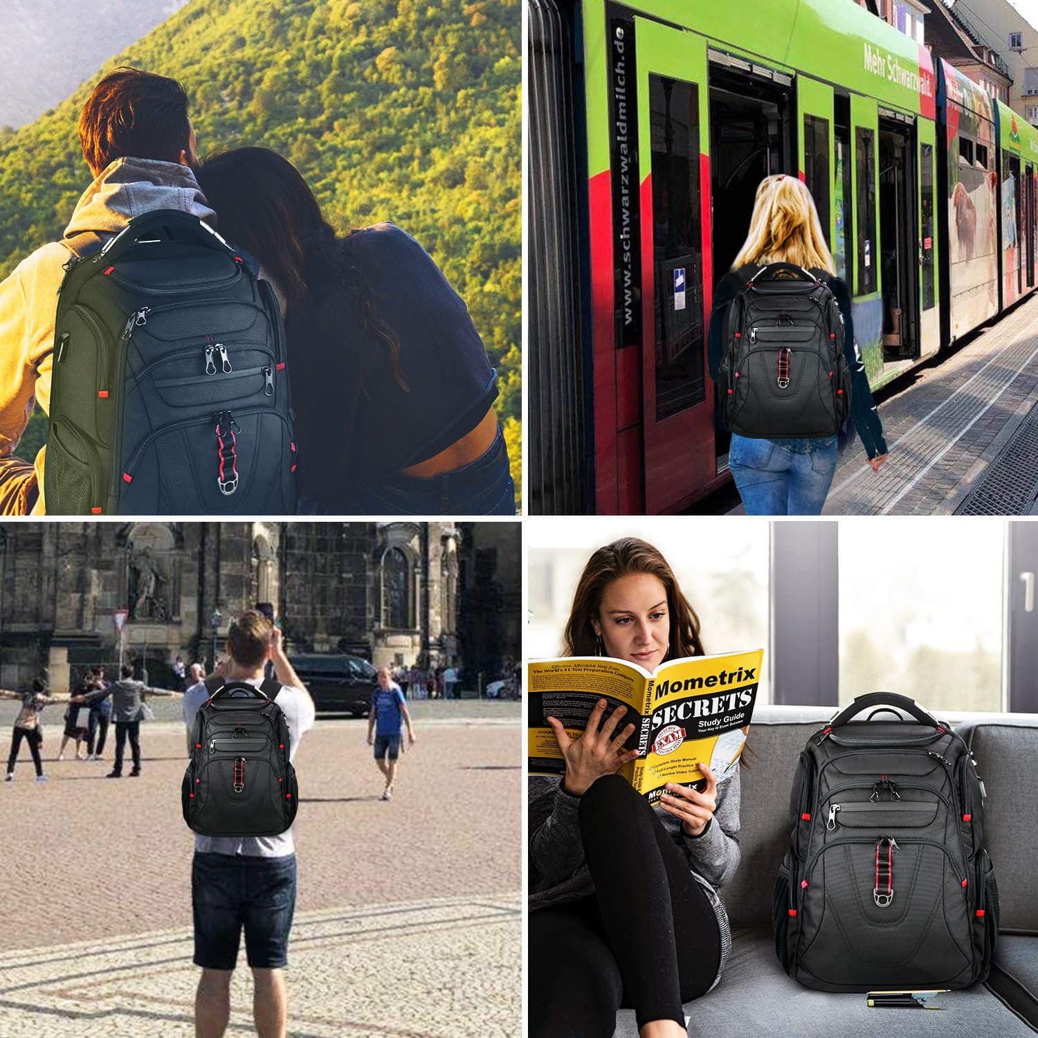 TrailEase Elite Anti-Theft Laptop Backpack with USB Port, photo 6