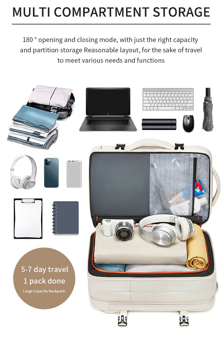 TrailPod Prime 20L Expandable Laptop Backpack with USB Port, photo 2