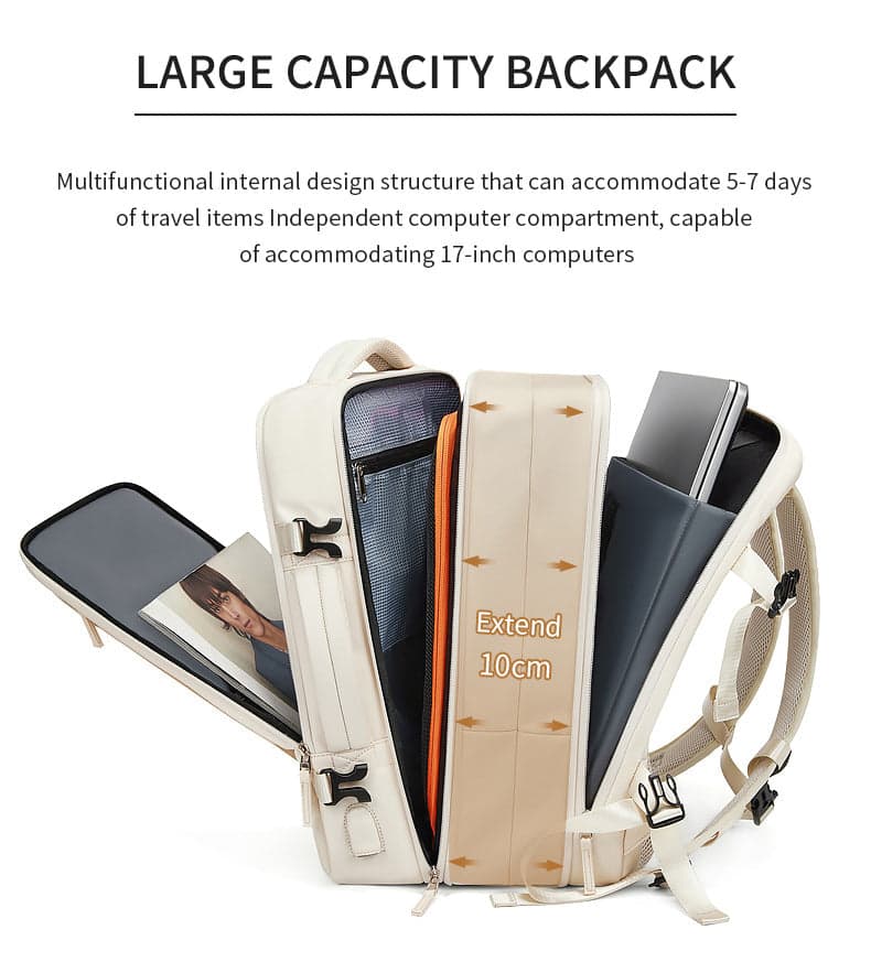 TrailPod Prime 20L Expandable Laptop Backpack with USB Port, photo 3