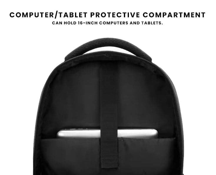 TrekWaveX Expandable Laptop Backpack with USB Port, 13 to 17 Inch, photo 16