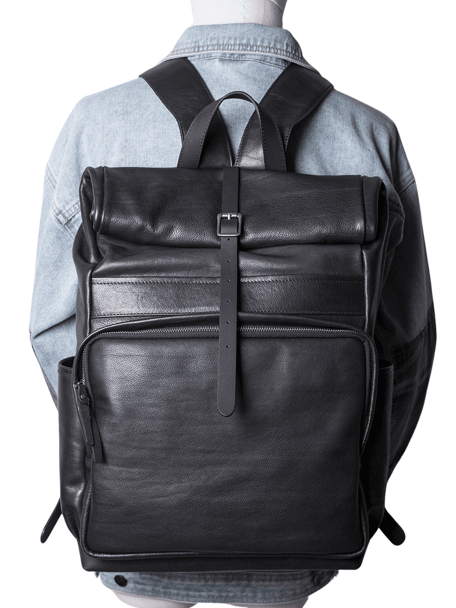 Helionisโข Leather Laptop Backpack, photo 5
