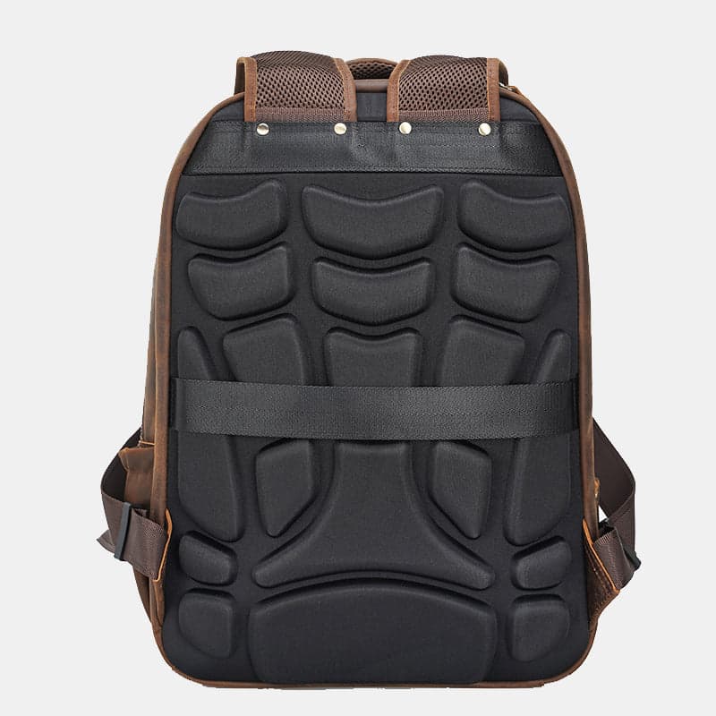 The Cowhideโข Pro Genuine Leather Laptop Backpack with USB Port, photo 5