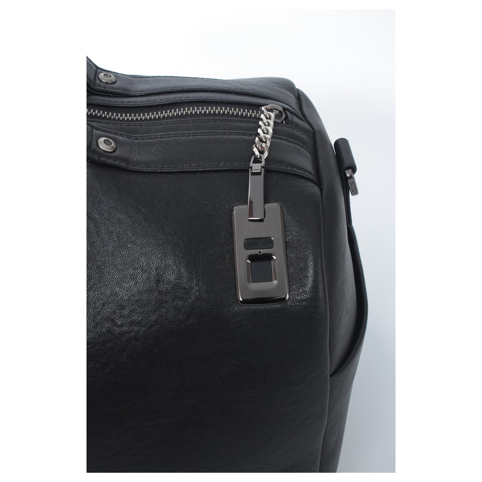 Davos PU Leather Fingerprint Lock Travel Bag, photo 8