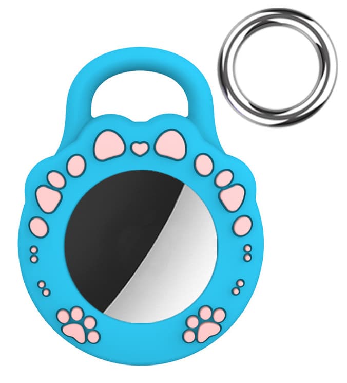 Nina Cat-Paw Silicone AirTag Keychain Case, photo 5