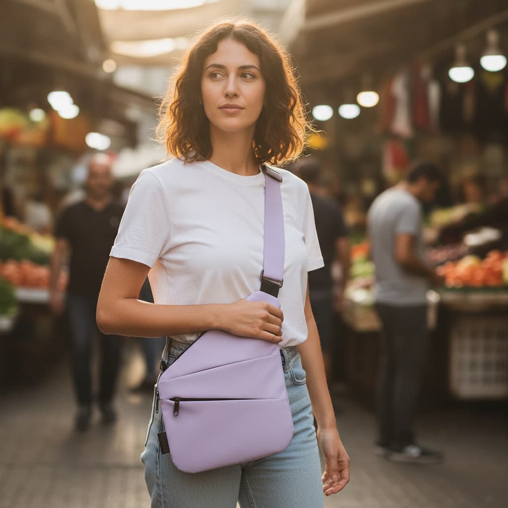 Ronda Ultra-Slim Anti-Theft Crossbody and Chest Bag, photo 6