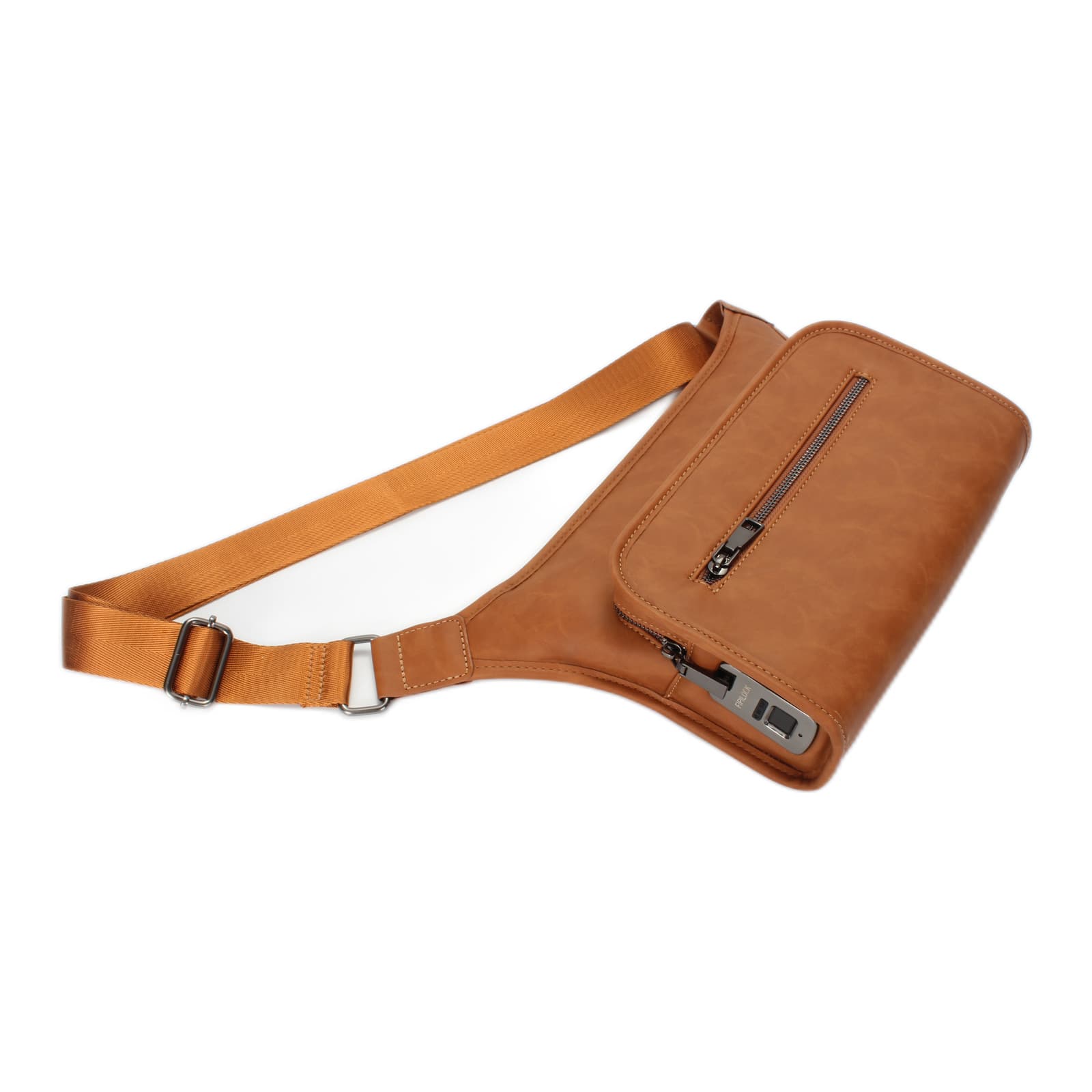 Aarau PU Leather Fingerprint Lock Chest and Waist Bag, photo 12