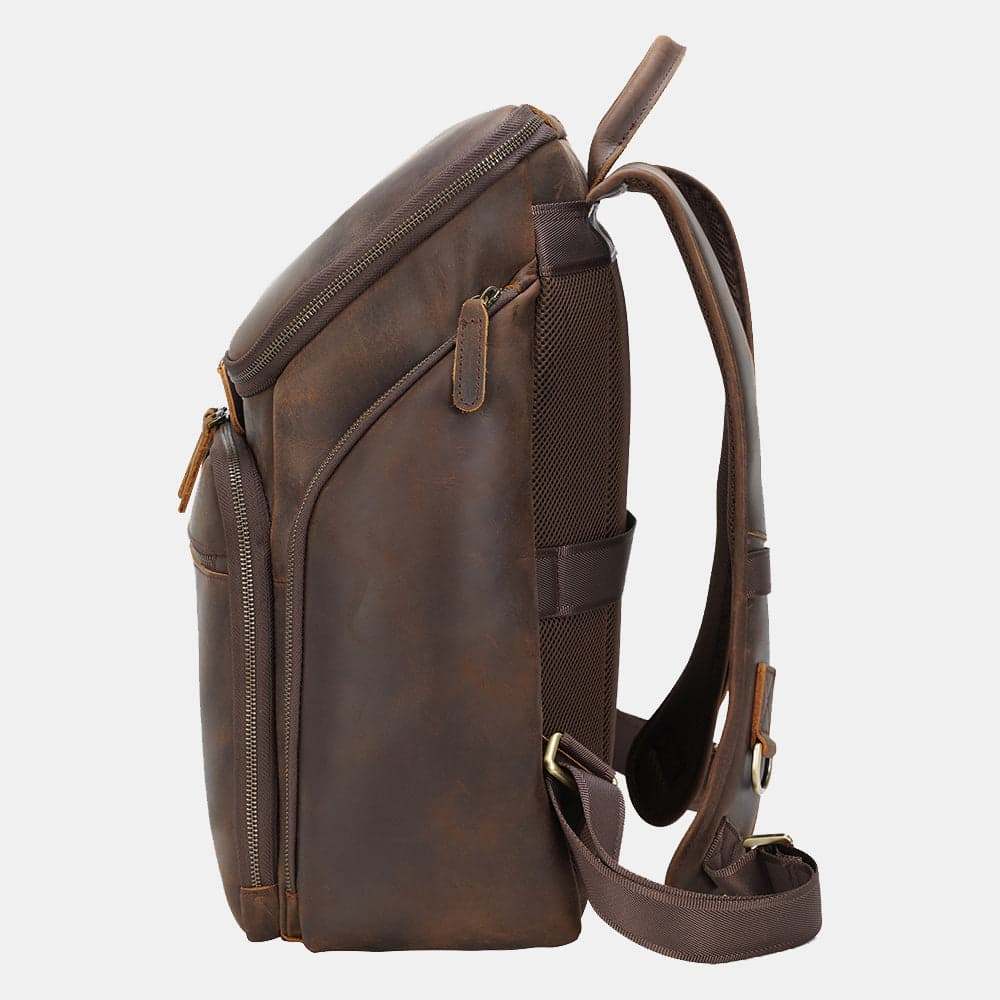 The Dark™ VXR Genuine Leather Anti-Theft Laptop Backpack, photo 4