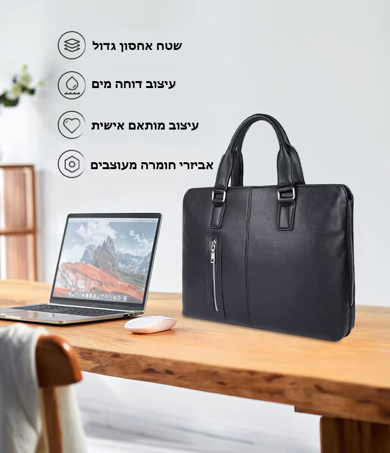 Tundraโข Business 9L Leather Laptop Briefcase, photo 2