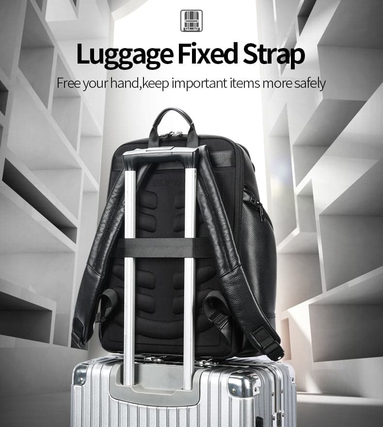 Aerion Elite 25L Genuine Leather Laptop Backpack, photo 9