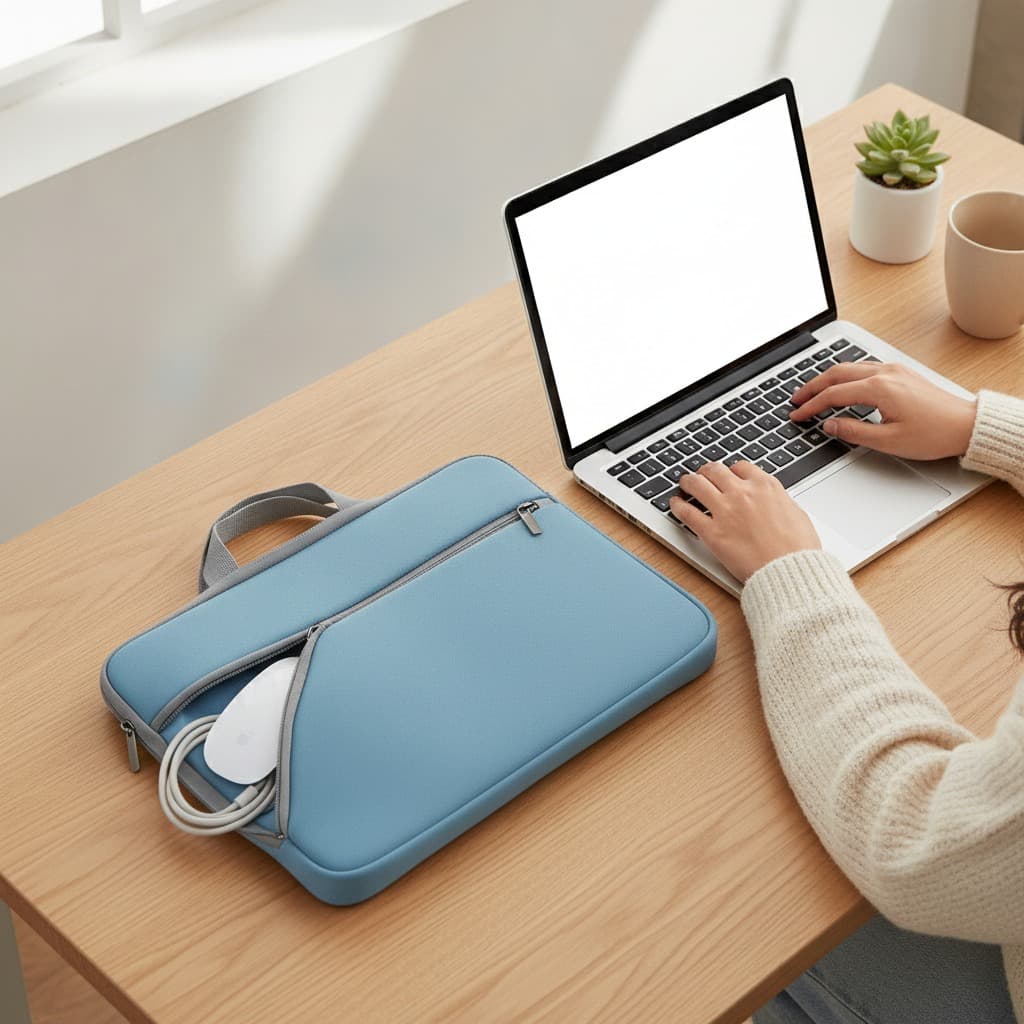 Citrate Neoprene Laptop Sleeve with Hidden Handles, photo 12