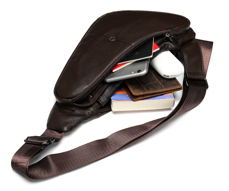 The Layer Leather Slim Crossbody Bag, photo 6