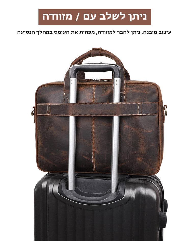 Valley Max 10L Genuine Leather Laptop Briefcase, photo 9