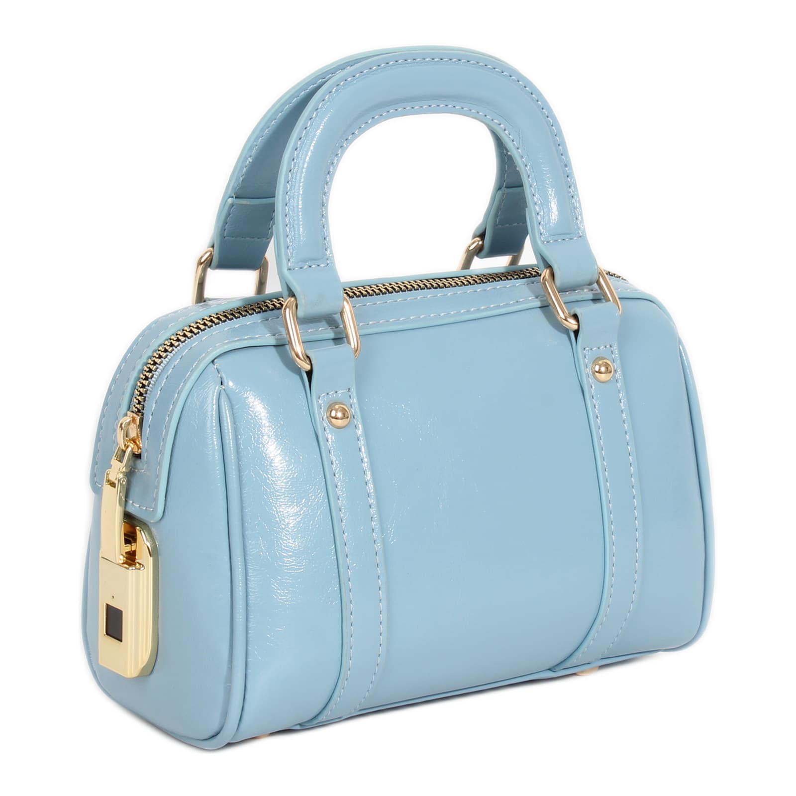 Gstaad Women's PU Leather Fingerprint Lock Handbag, photo 9