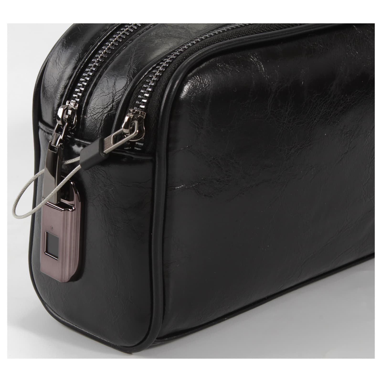 Mannheim Men's Faux Leather Fingerprint Lock Clutch, photo 11